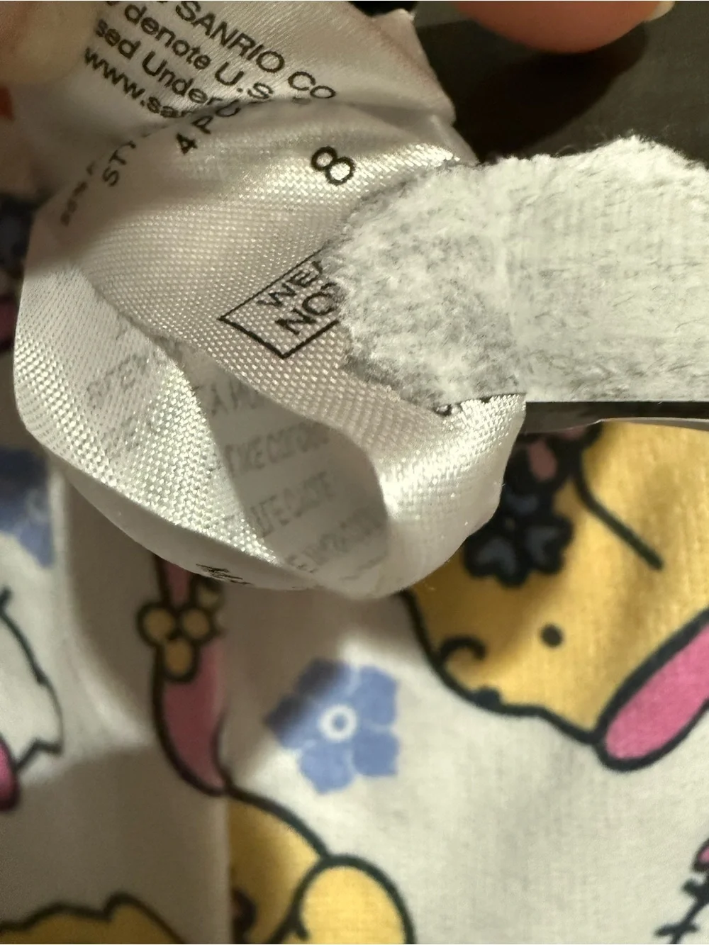 Hello Kitty Pastel Character Lounge Pants Size 8